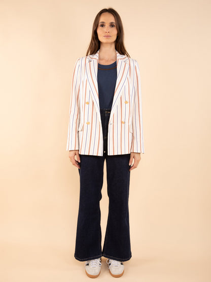 Gestreifter Blazer