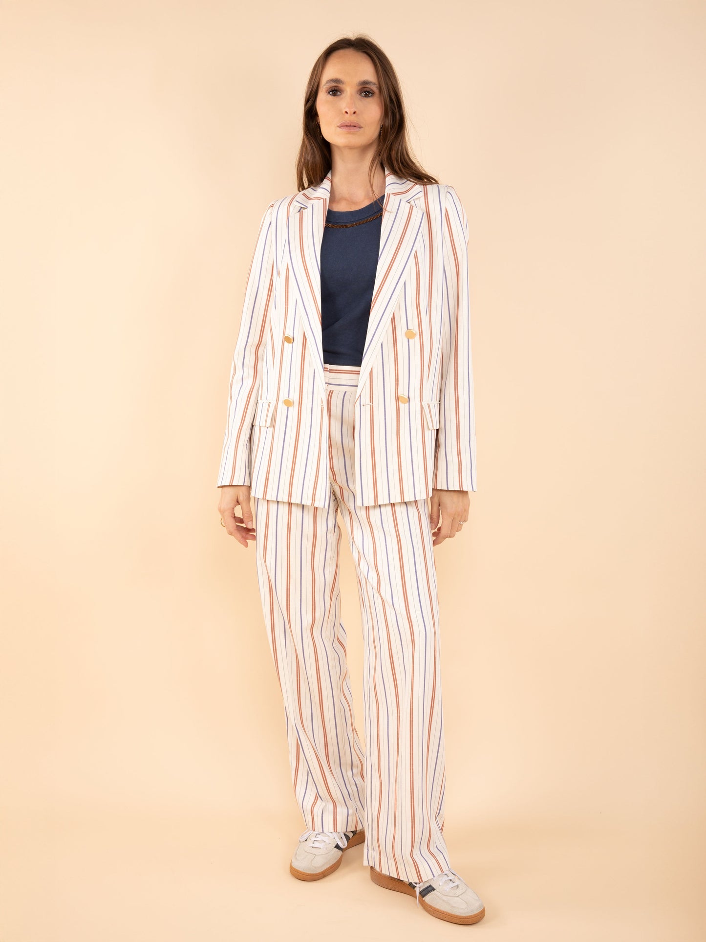 Gestreifter Blazer