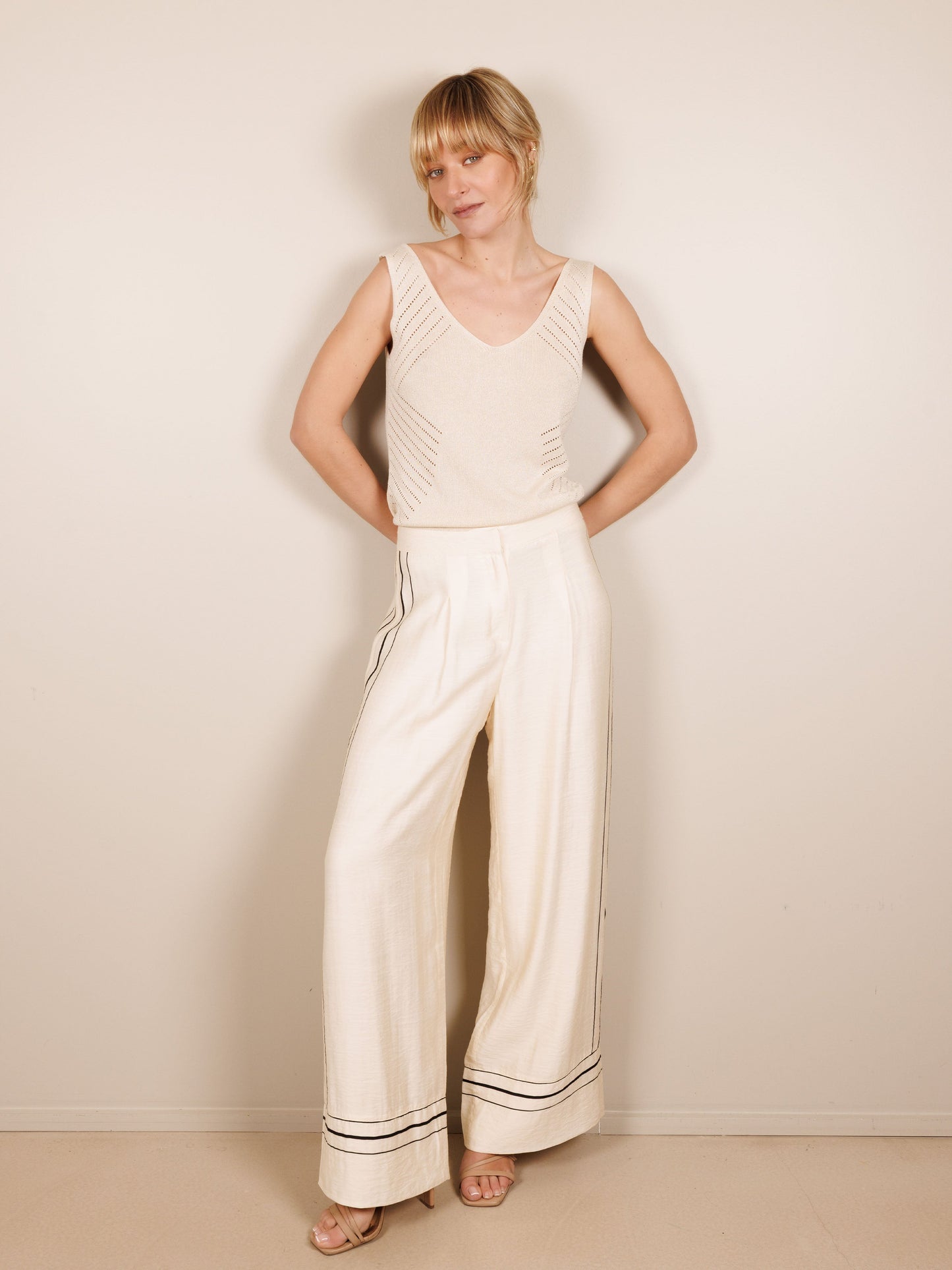 Irisierendes Wende-Top