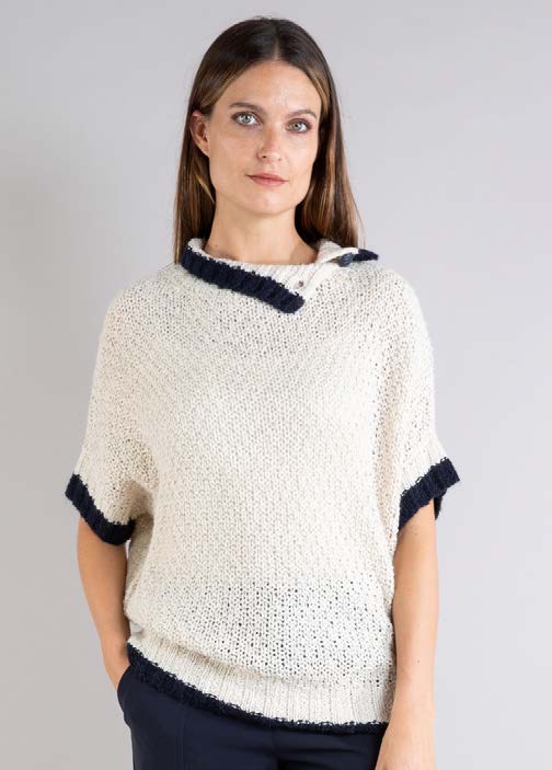 Pullover mit kurzen Ärmeln