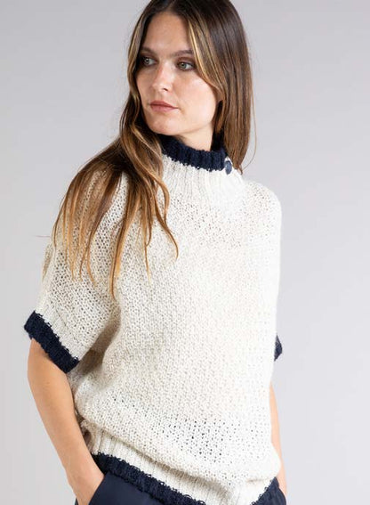 Pullover mit kurzen Ärmeln