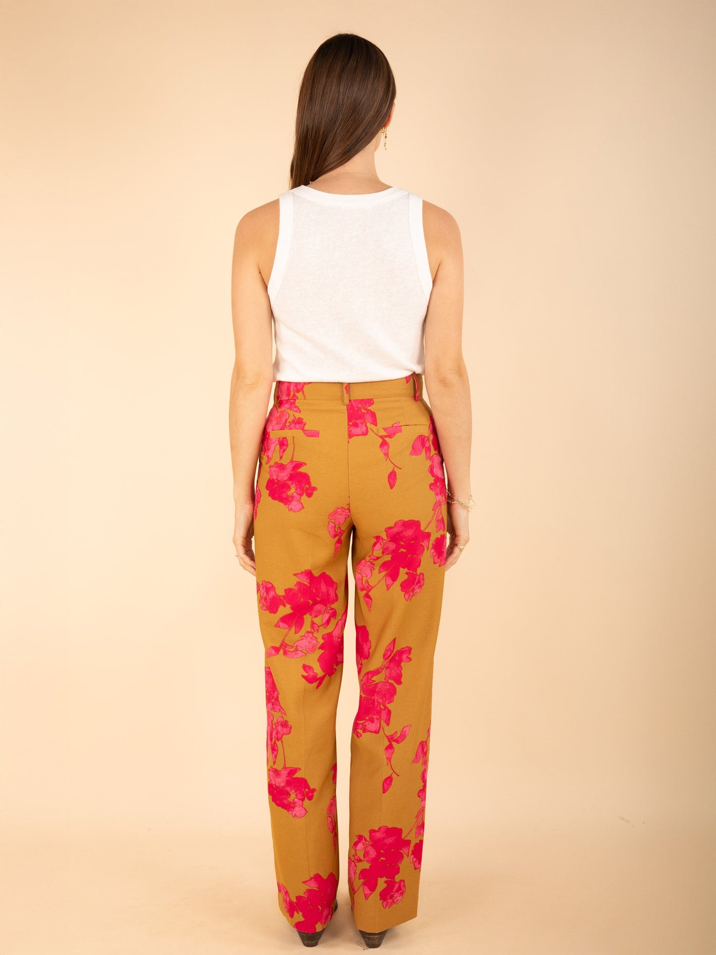 Gerade bedruckte Hose