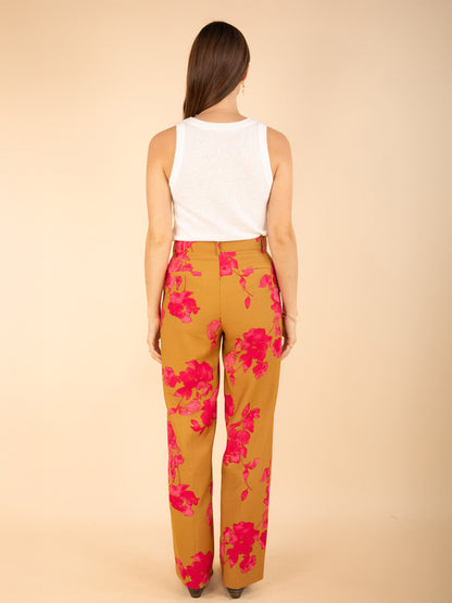 Gerade bedruckte Hose