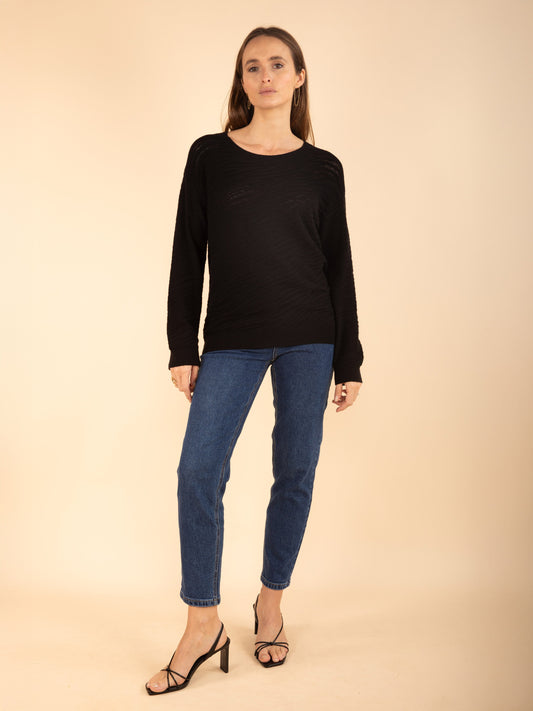 Pullover mit Zebra-Effekt