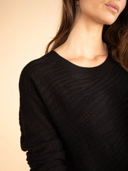 Pullover mit Zebra-Effekt