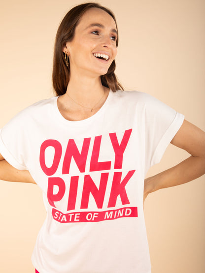 T-Shirt mit Rundhalsausschnitt und Aufdruck