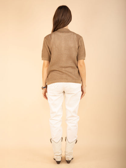 Pullover mit Hemdkragen