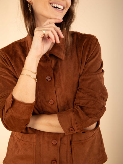 Wildlederjacke