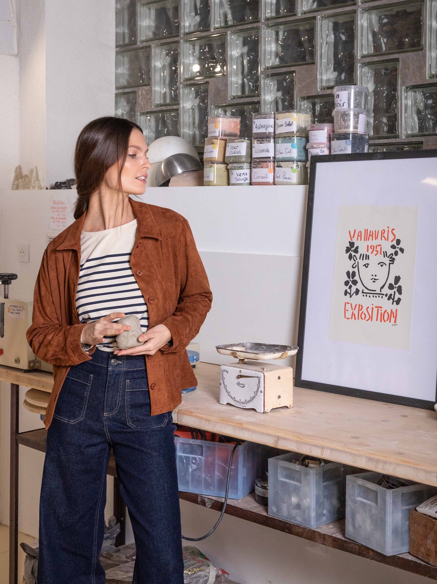 Langärmeliges Matrosenshirt