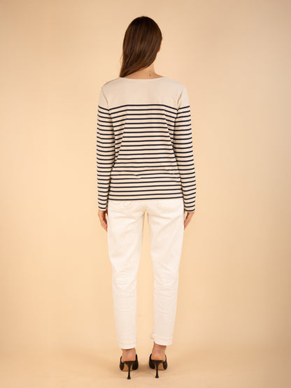 Langärmeliges Matrosenshirt