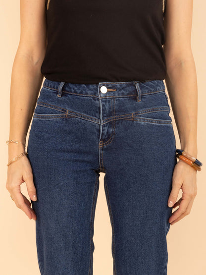 Mom-Jeans JULIETTE in Denim medium