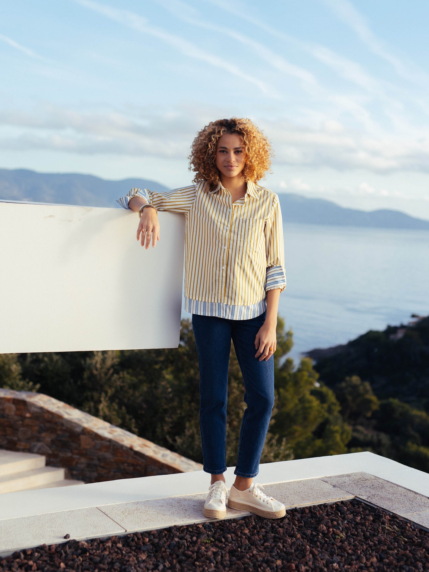 Mom-Jeans JULIETTE in Denim medium