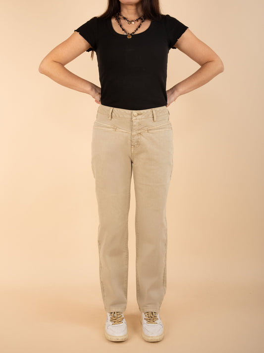 Mom-Jeans JULIETTE in Caffe Latte