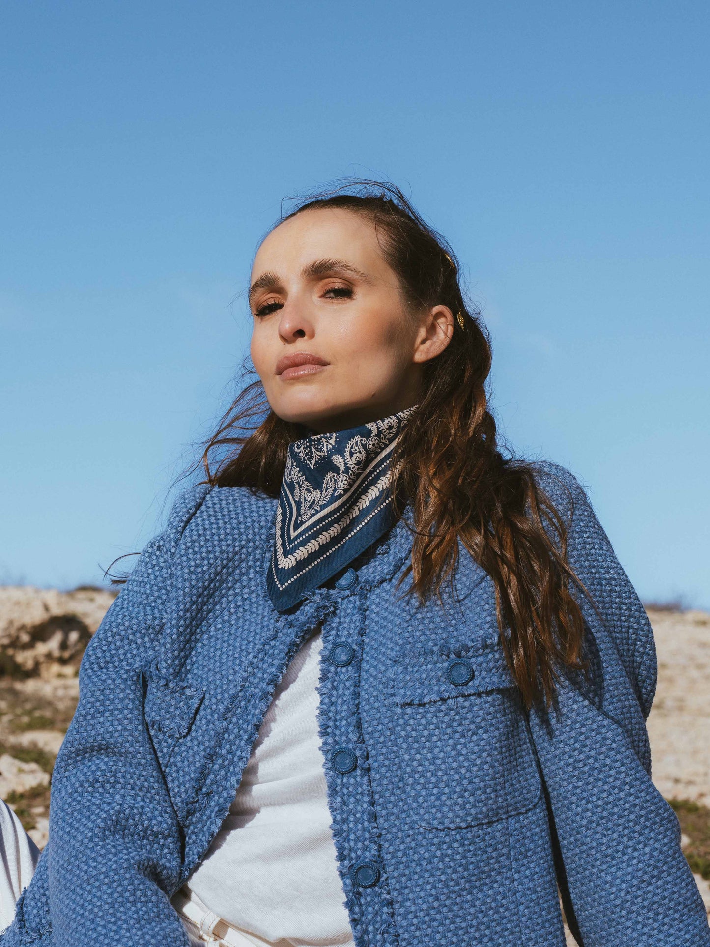 Bandana-Halstuch in Denim