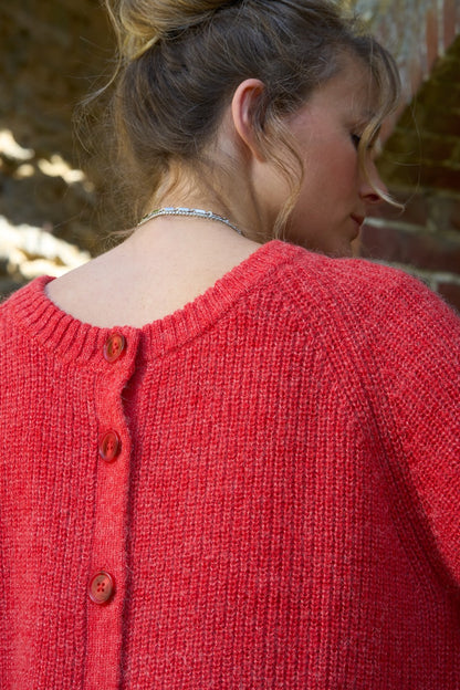 Strickjacke PENELOPE in Rot