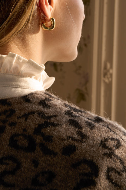 Ärmelloser Pulli PALOMA in Leopard