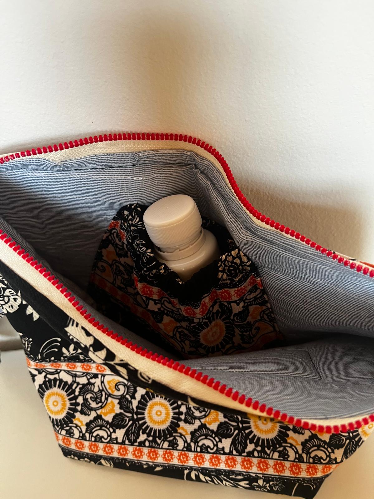 Kulturtasche Jaune Fleuri