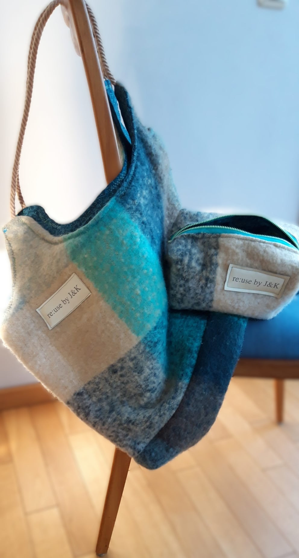 Umhängetasche Artic Blue