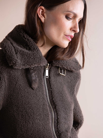 Jacke aus Kunstfell