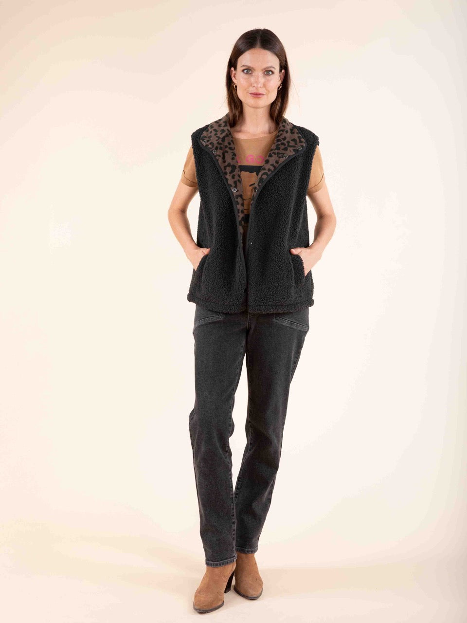 Jeans mit elastischem Bund