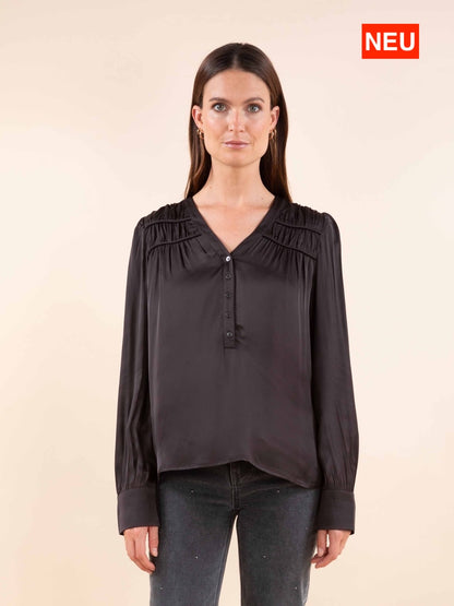 Satinierte Bluse