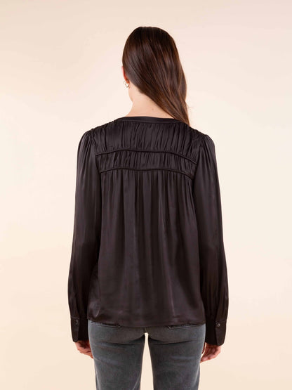 Satinierte Bluse