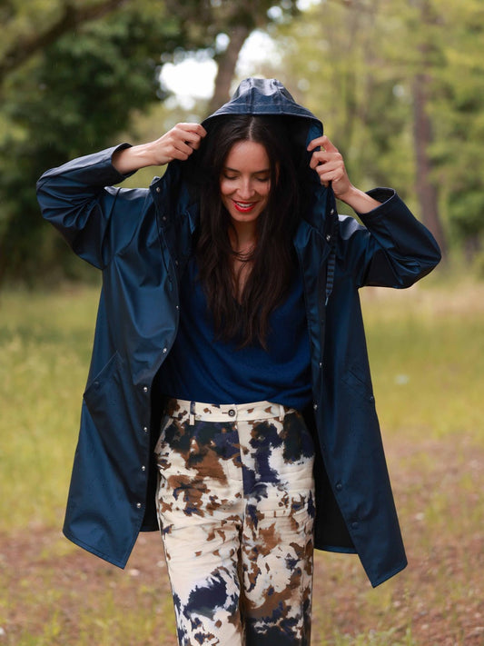 Irisierender Parka