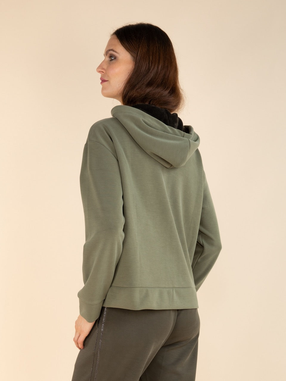 Lässige Jacke mit Kapuze