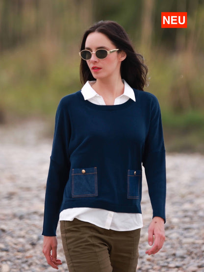 Pulli mit Jeanstaschen