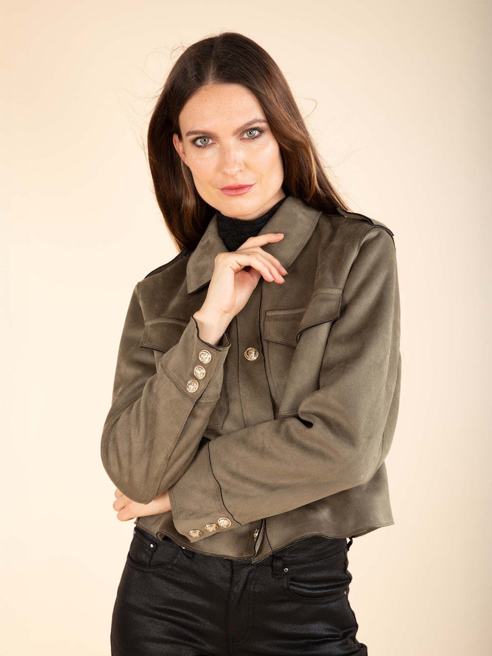 Wildlederjacke
