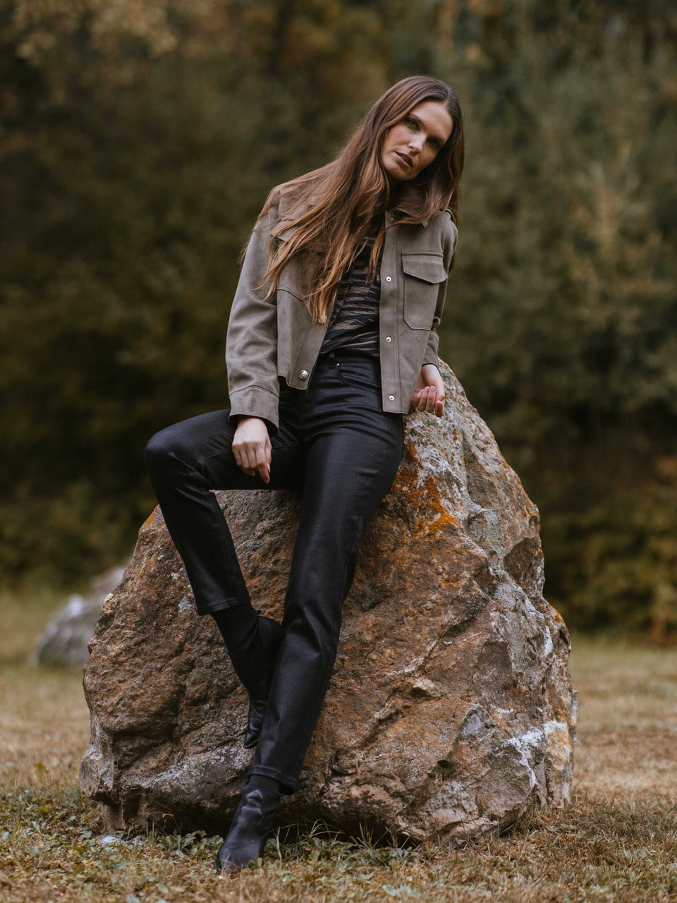 Wildlederjacke