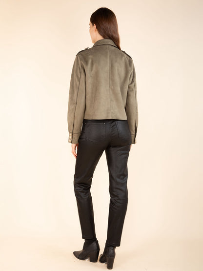 Wildlederjacke