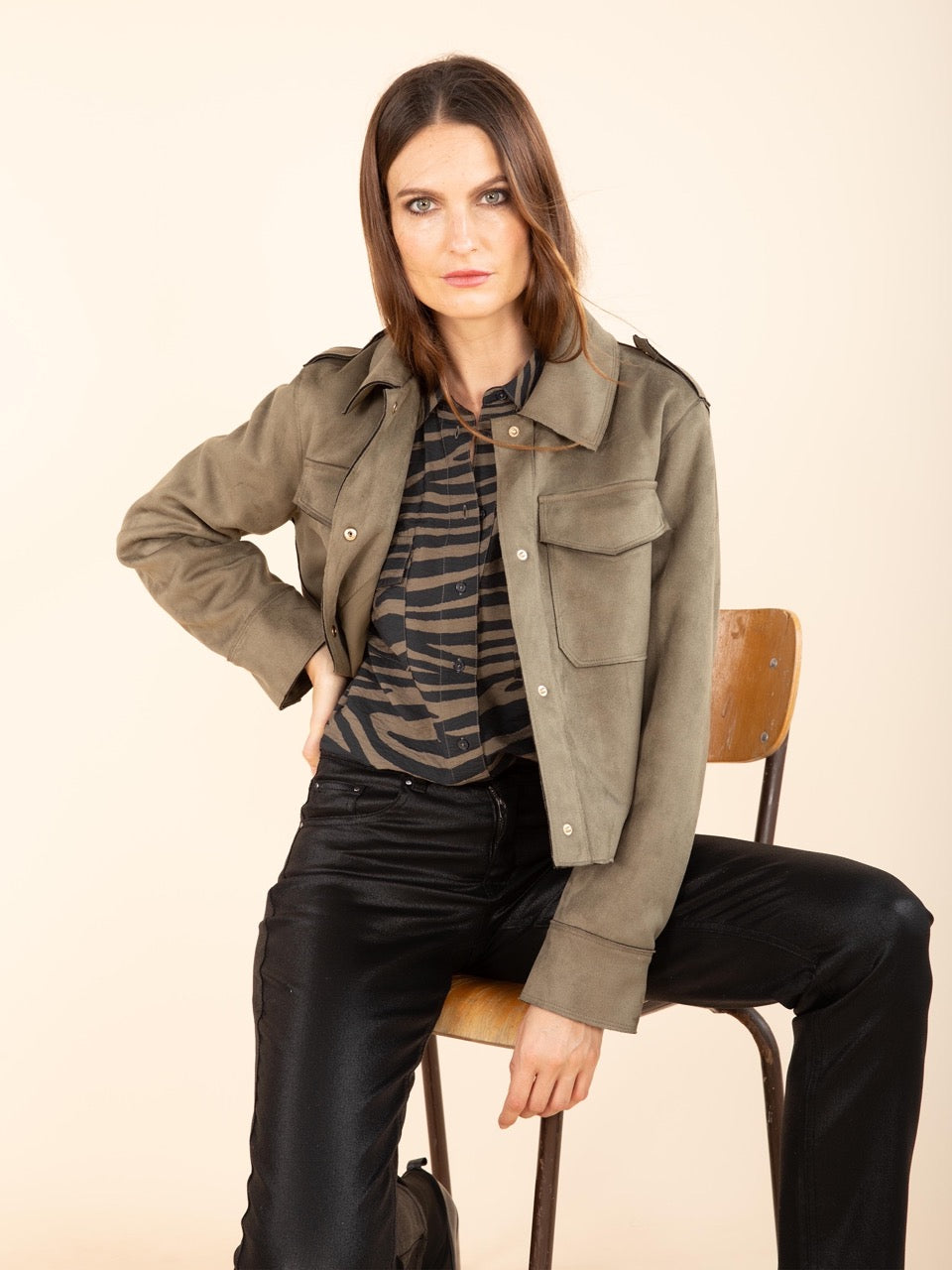 Wildlederjacke