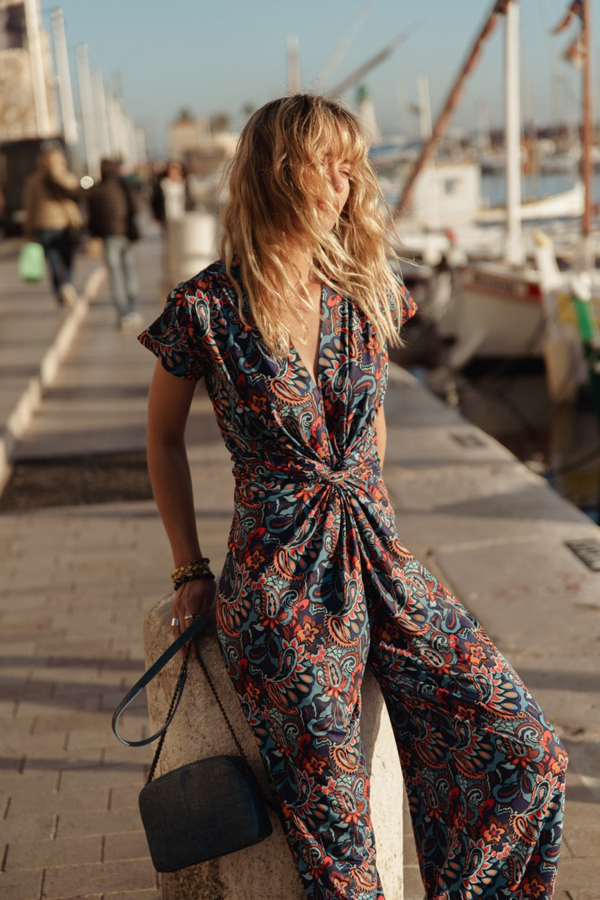 Jumpsuit im Paisleymuster