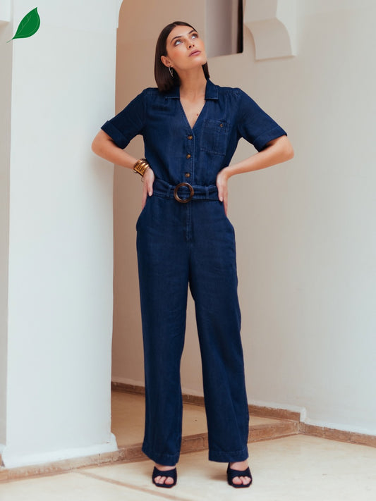 Denim-Jumpsuit