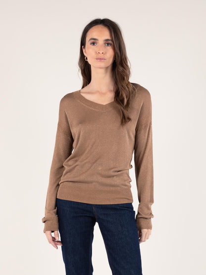 Reverso Lurex-Pullover