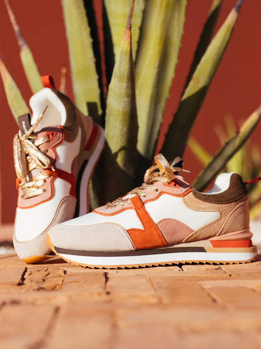 Running Sneakers in Terracotta