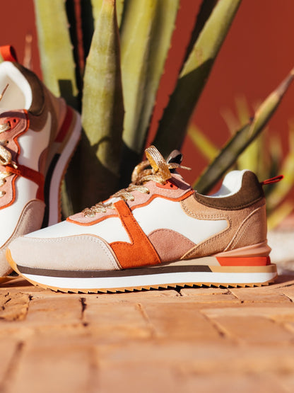 Running Sneakers in Terracotta