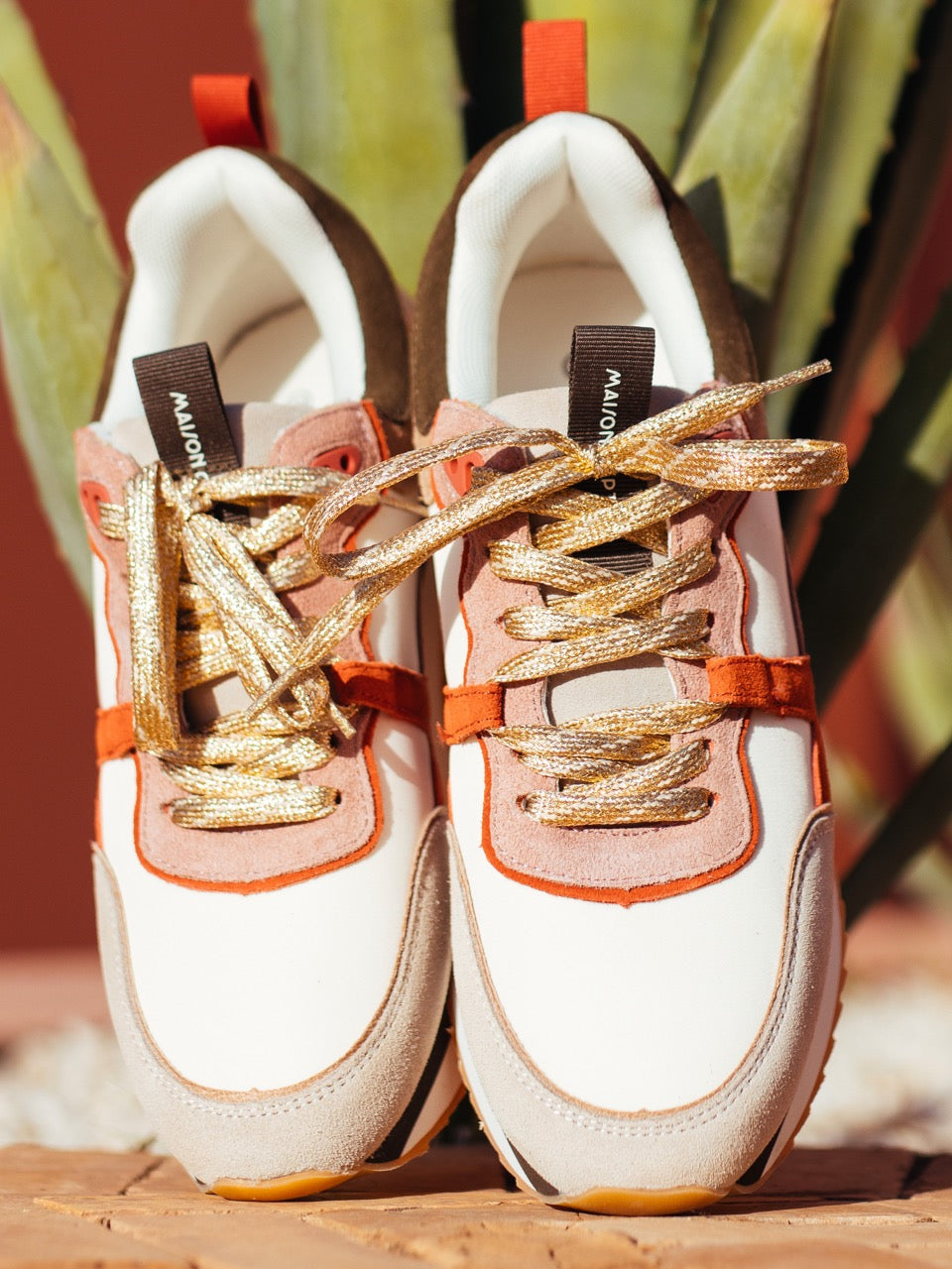 Running Sneakers in Terracotta