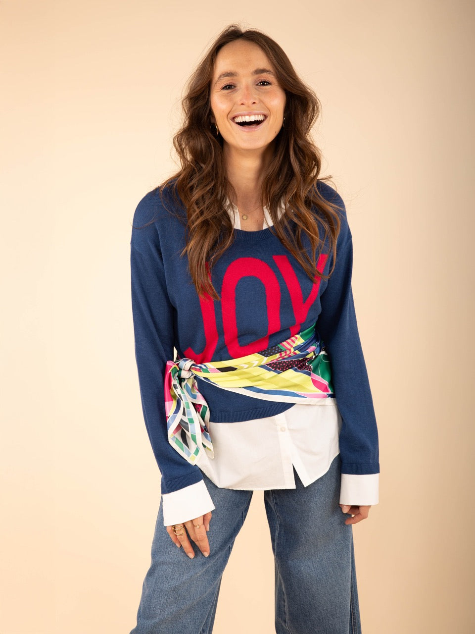 2-in-1 Pulli mit Bluseneinsatz