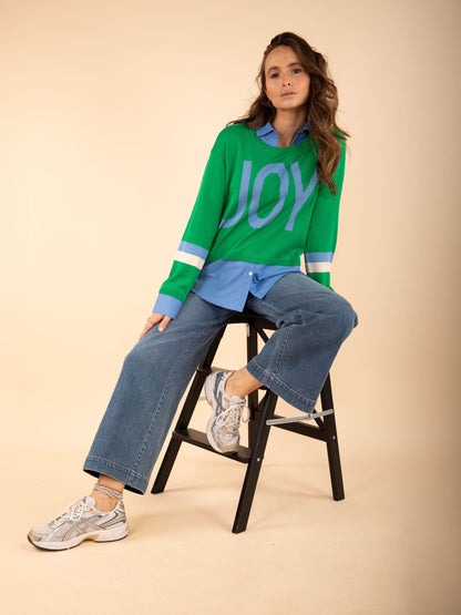 2-in-1 Pulli mit Bluseneinsatz