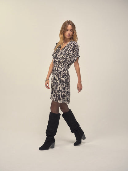 Kleid mit Ethno-Print